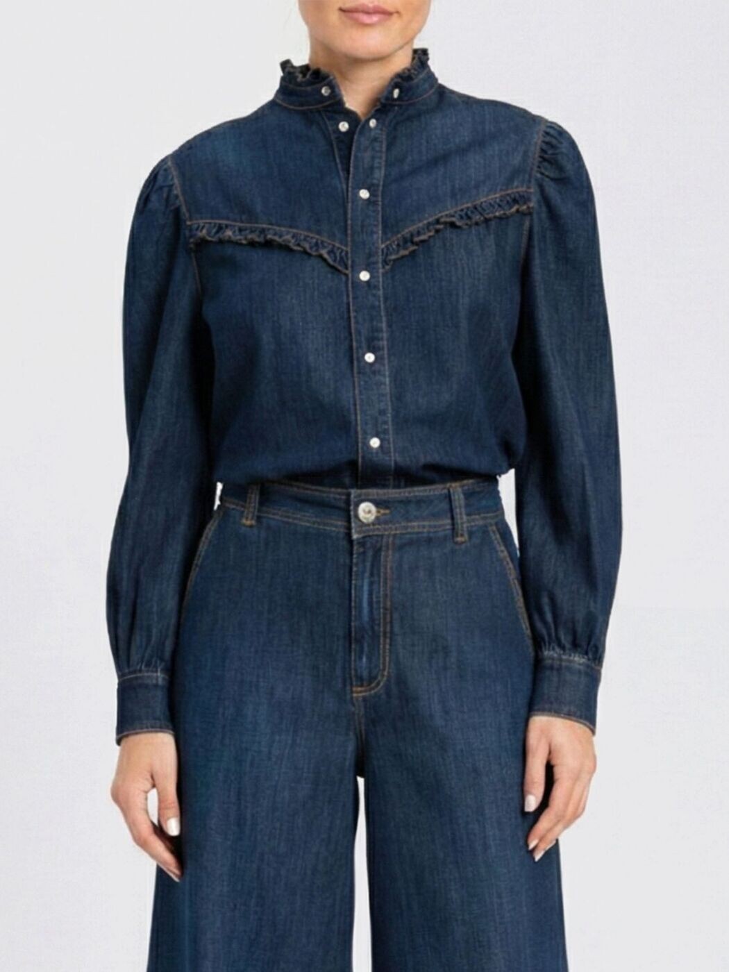 ツインセット TWINSET シャツ レディース ブルー Shirts 261TP2672 Denim 関税 送料無料 2026SS gi｜BRANDSHOP「il Tesoro」
