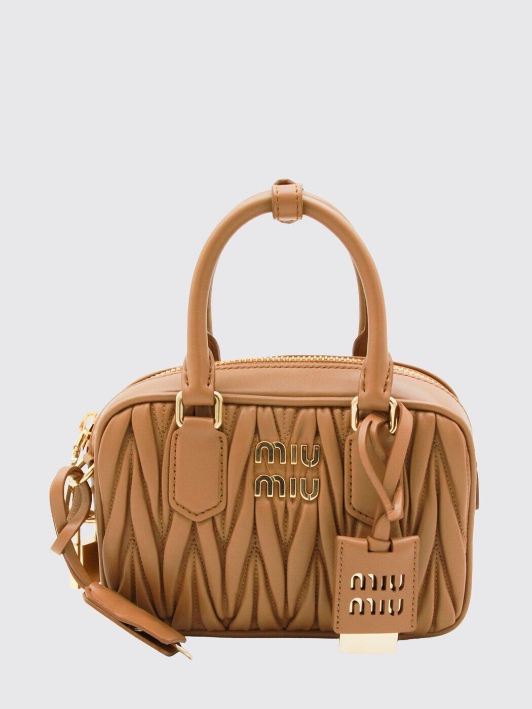 ミュウ ミュウ MIU MIU トートバッグ レディース 赤銅色 Tote bags 5BB123AN88 関税 貨物輸送無料 2026SS gi