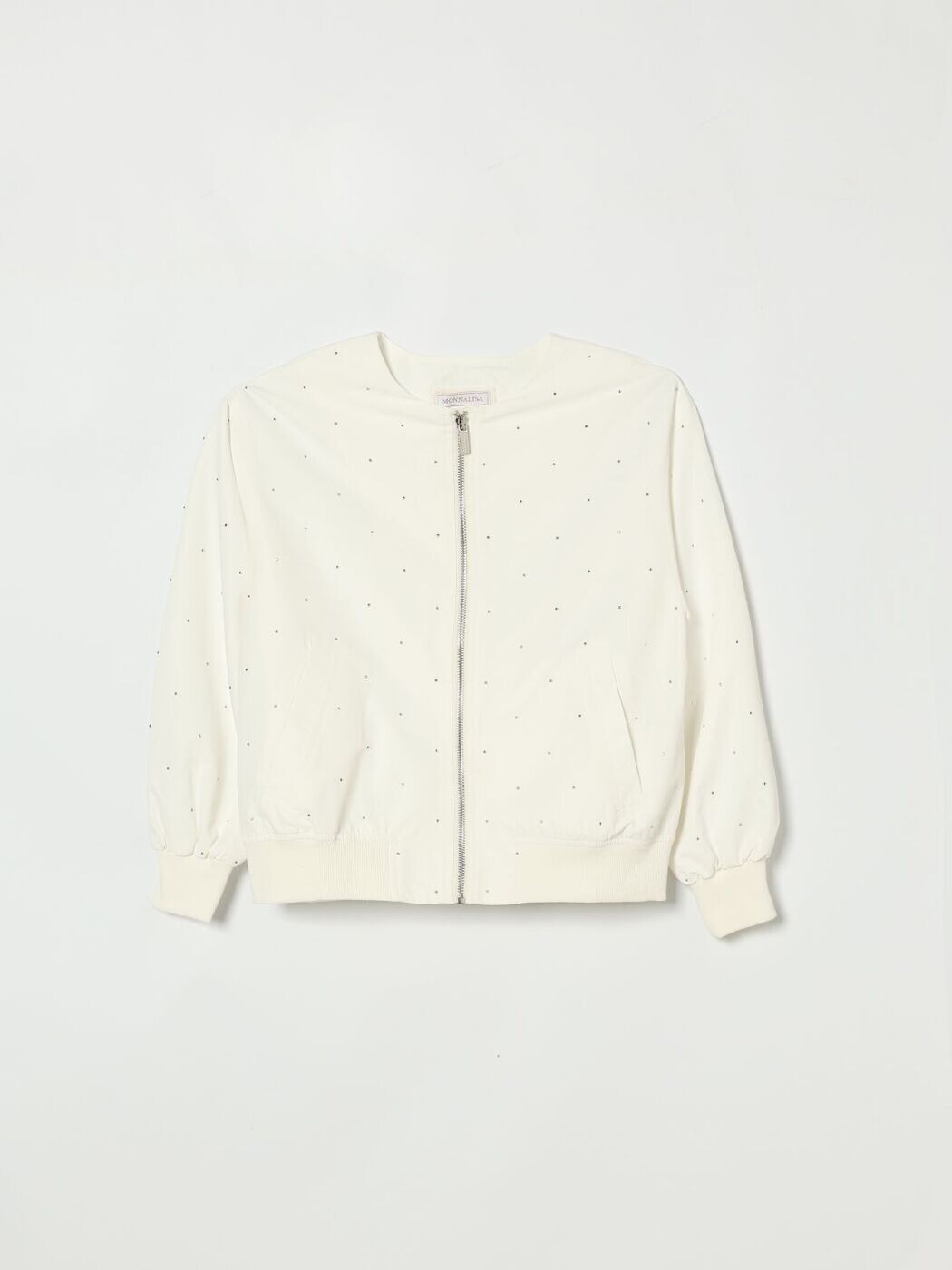 モナリザ MONNALISA バイカージャケット 上衣 ガールズ 白いこと Biker jackets 17G1027021 関税 貨物輸送無料 2026SS gi