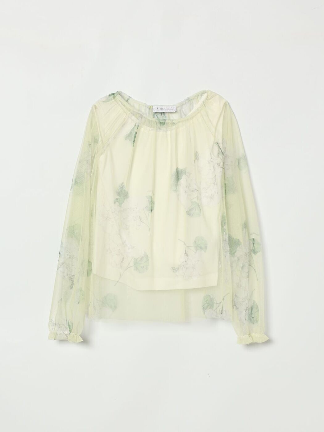 モナリザ MONNALISA フォーマルシャツ プルオーバー ガールズ 緑であること Formal shirts 71G3087657 関税 貨物輸送無料 2026SS gi