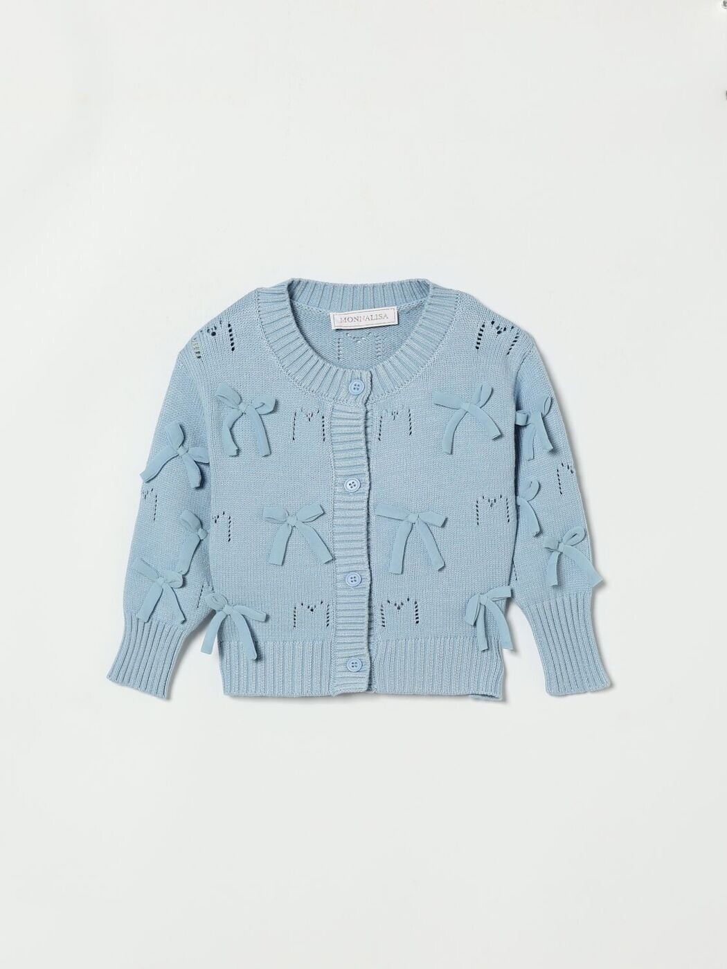 モナリザ MONNALISA クルーネックジャンパー 編み物御召しもの ガールズ Crew neck jumpers 17G8017029 関税 貨物輸送無料 2026SS gi
