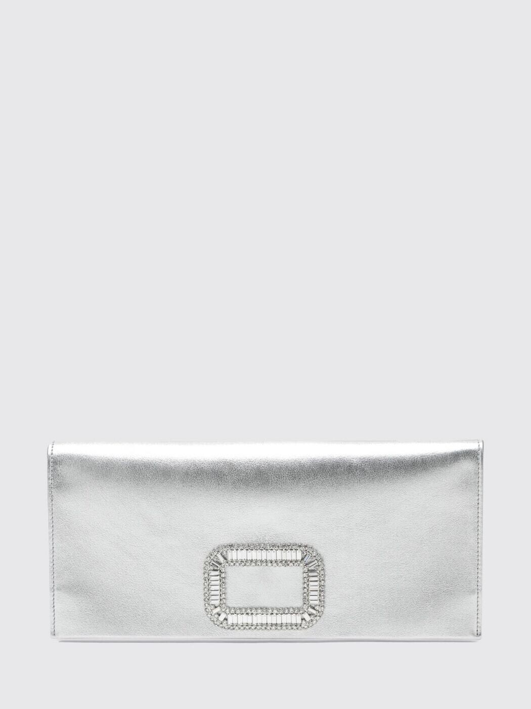 ロジェ ヴィヴィエ ROGER VIVIER クラッチペダル御徒面子 レディース しろがね色 Clutch and wristlets bags RBWABDD0220L4Q 関税 貨物輸送無料 2026SS gi