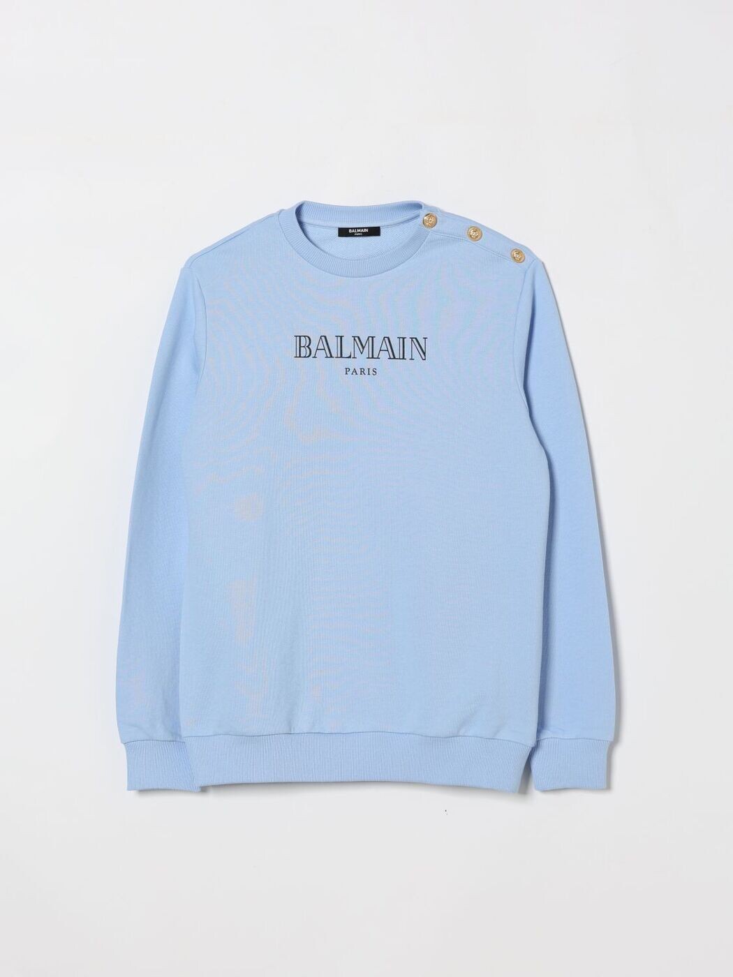 バルマン BALMAIN クルーネックジャンパー ニットウェア ガールズ Crew neck jumpers BY4P20Z3183 Sky Blue 関税 送料無料 2026SS gi｜BRANDSHOP「il Tesoro」