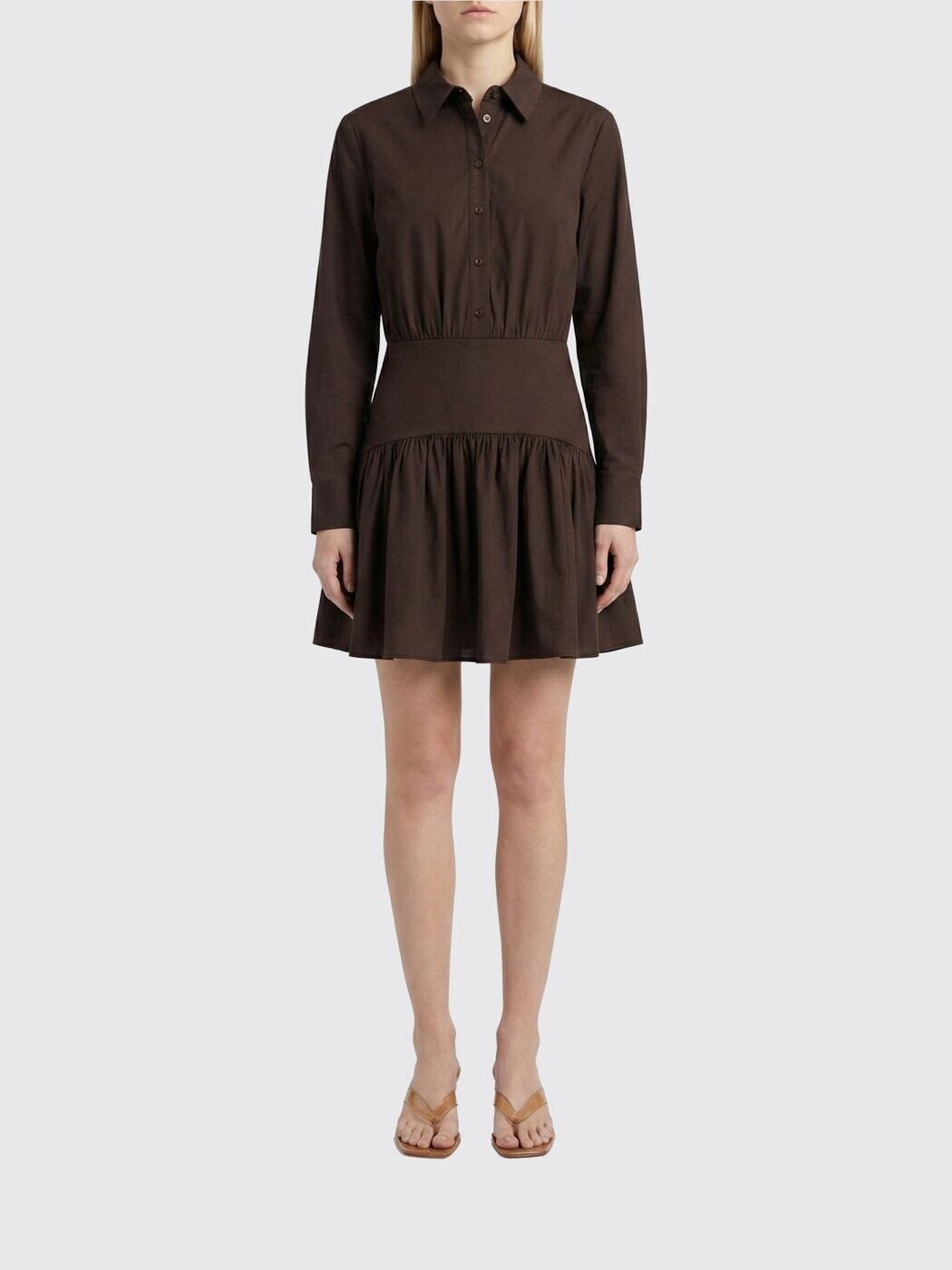 スタウド STAUD ワンピース ドレス レディース ブラウン Dresses R26R2348PO Brown 関税 送料無料 2026SS gi｜BRANDSHOP「il Tesoro」 59,340円