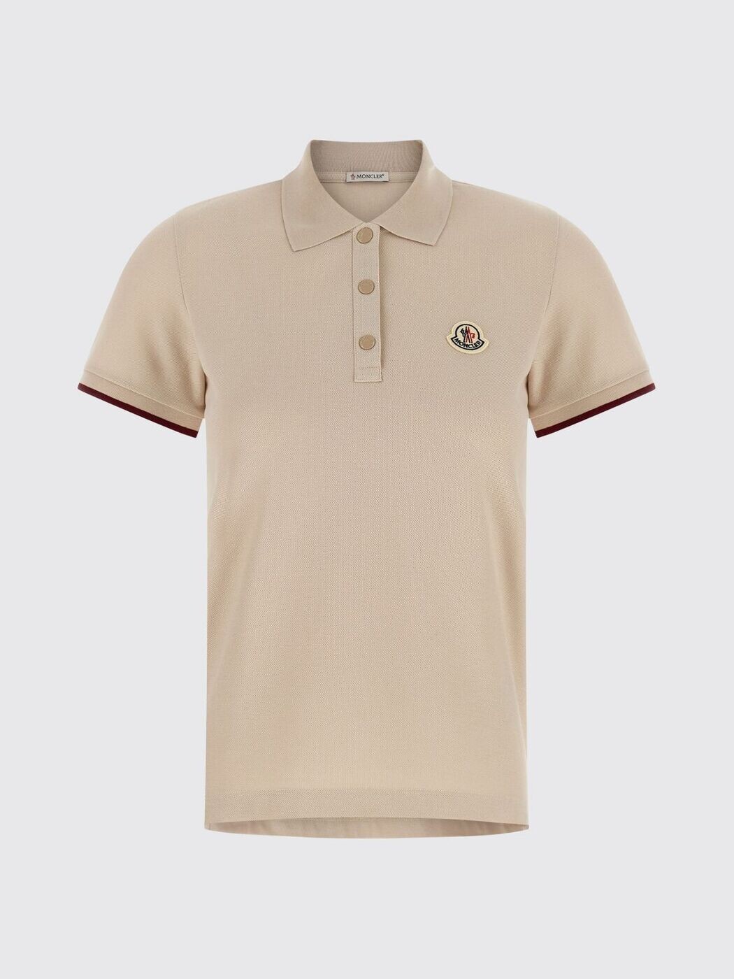 モンクレール MONCLER ポロシャツ レディース ベージュ Polo L10938A0000484720 Beige 関税 送料無料 2026SS gi｜BRANDSHOP「il Tesoro」
