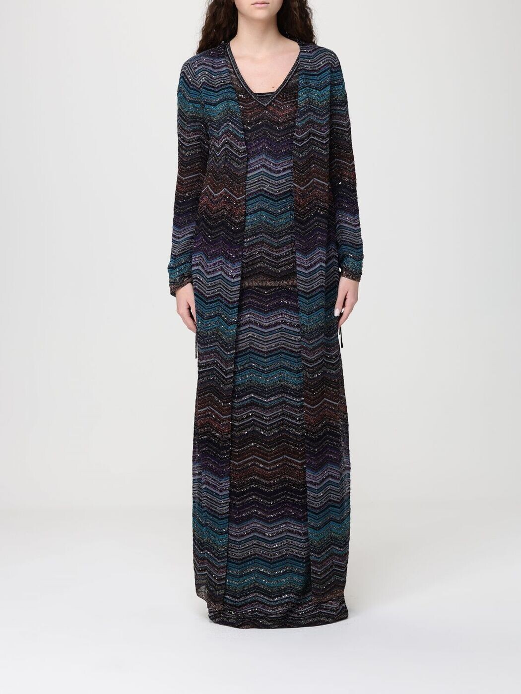 ミッソーニ MISSONI プルオーバー 編み物御召しもの レディース 青碧 Knitwear DS26SM0HBK01H9 関税 貨物輸送無料 2026SS gi