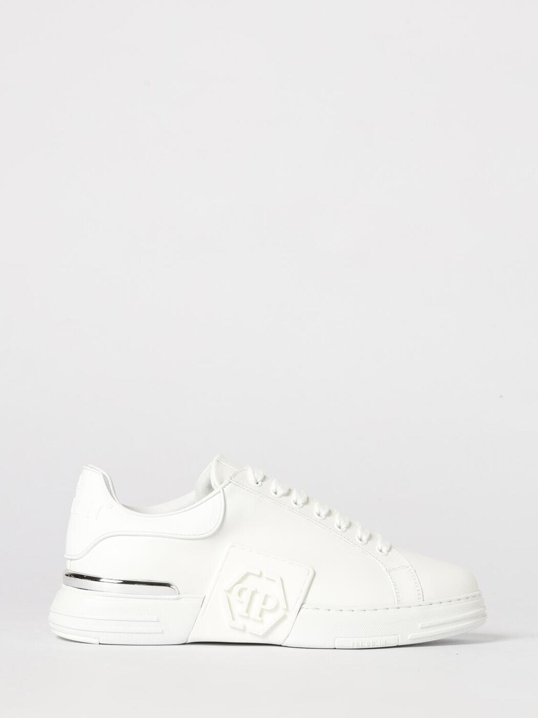 フィリップ 飾り気の無い PHILIPP PLEIN スニーカー メンズ 白いこと Sneakers SAFSUSC0904PLE005N White 関税 貨物輸送無料 2026SS gi