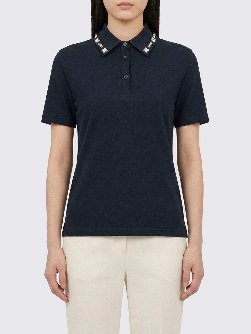 ファビアナ フィリッピ FABIANA FILIPPI スポーツシャツ レディース 青碧 Polo JED266F138L908 関税 貨物輸送無料 2026SS gi