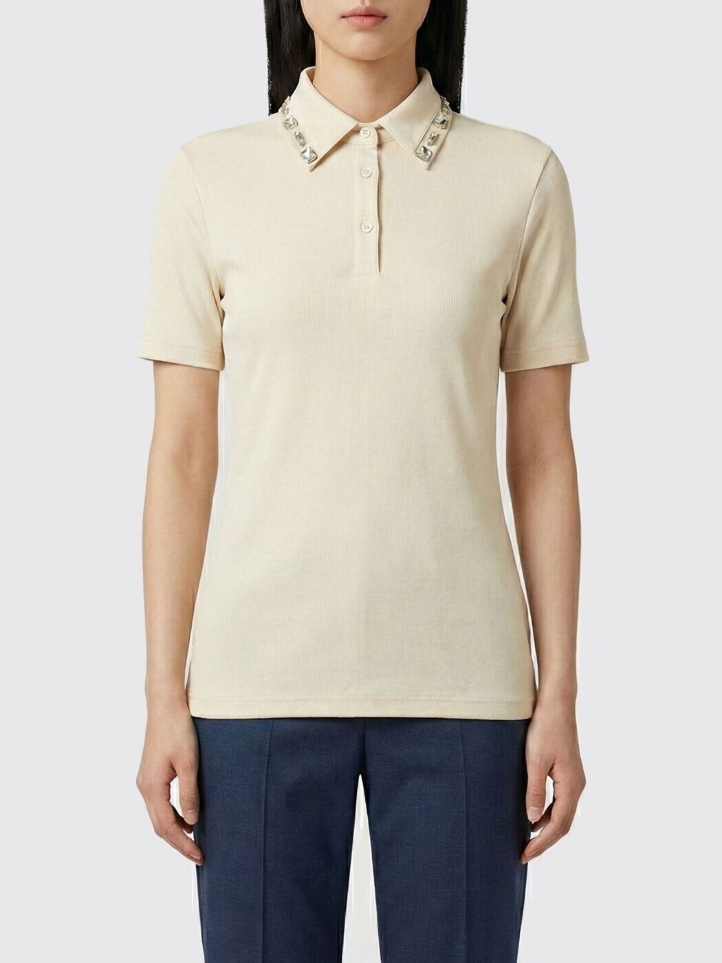 ファビアナ フィリッピ FABIANA FILIPPI スポーツシャツ レディース ベージュ Polo JED266F138L908 関税 貨物輸送無料 2026SS gi