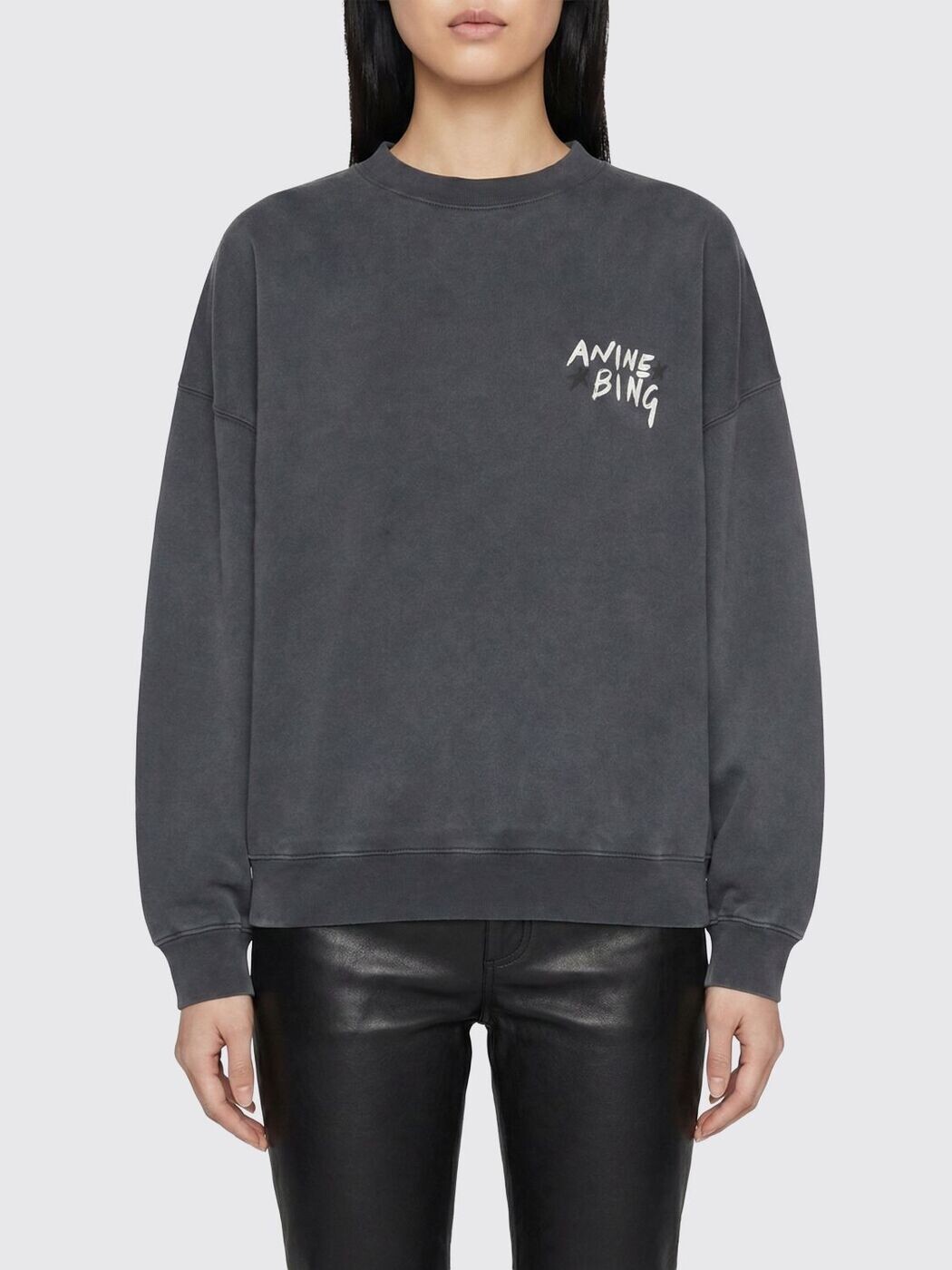 アニンビン ANINE BING 調教師 レディース 黒いこと Sweatshirts A0812055 関税 貨物輸送無料 2026SS gi