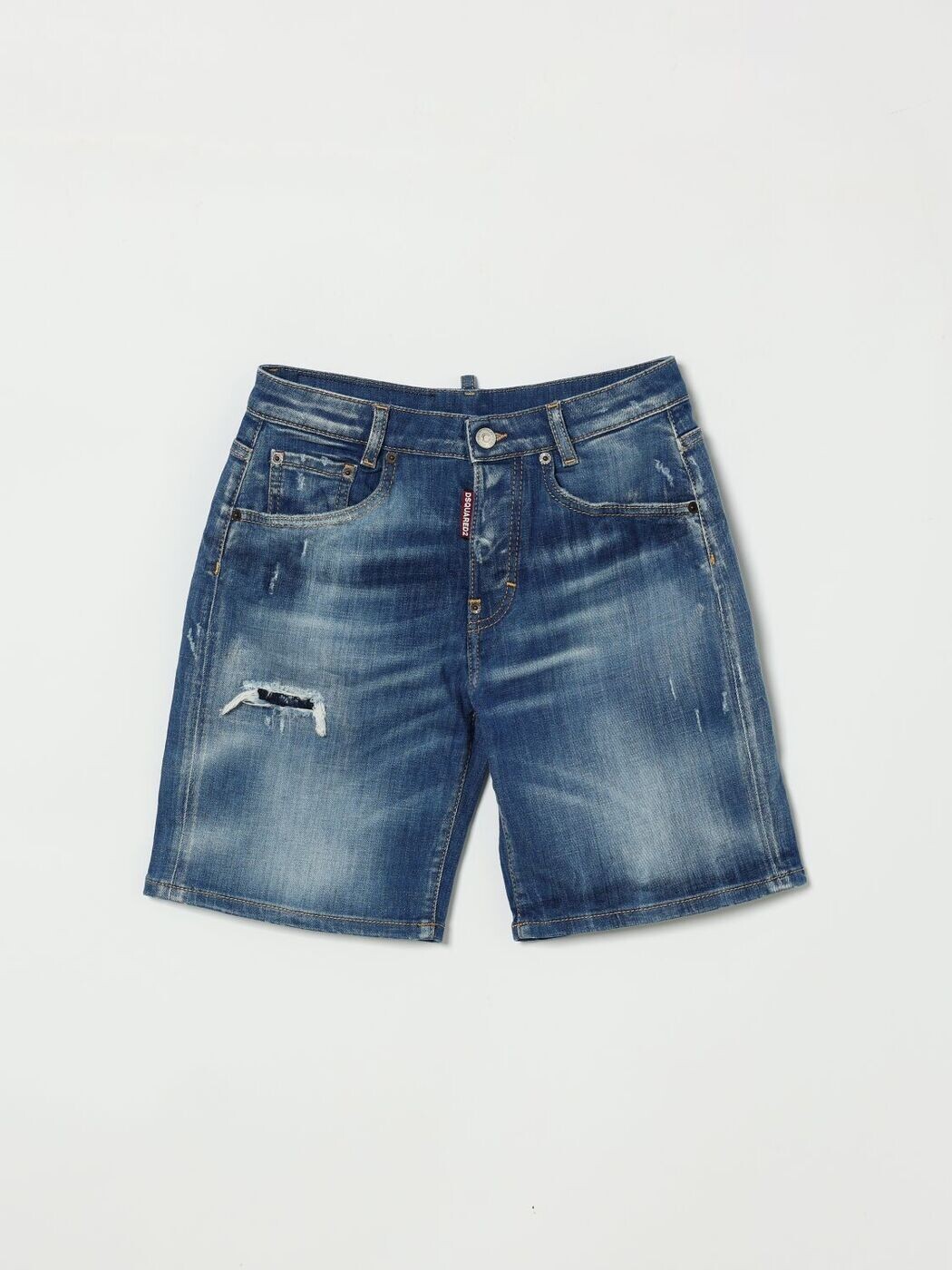 ディースクエアード DSQUARED2 遊撃手ズボン下 ズボン下 さる股引き ボーイズ 青碧 Shorts DQ3264D0AFR 関税 貨物輸送無料 2026SS gi