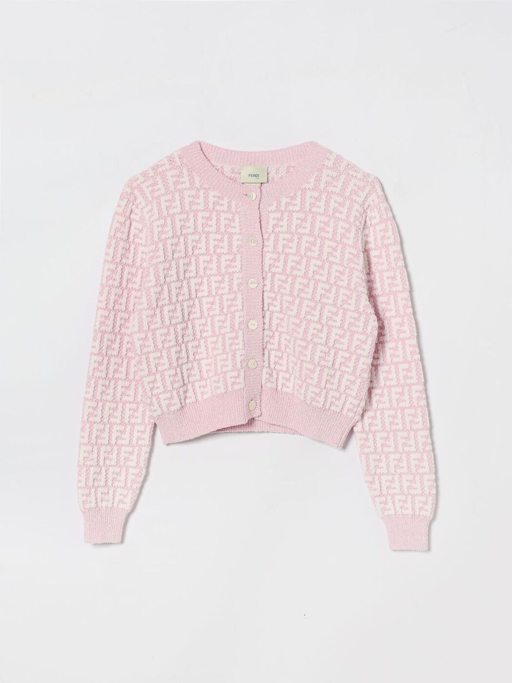 FENDI FENDI クルーネックジャンパー 編み物御召しもの ボーイズ マルチ色つや Crew neck jumpers JFG238AVW7 関税 貨物輸送無料 2026SS gi