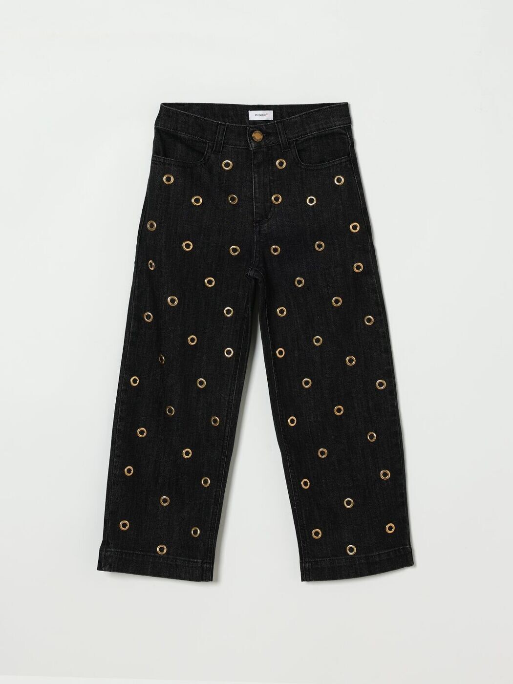 ピンコキッズ PINKO KIDS レギュラーフィットジーンズ ジーンズ ガールズ 薄墨色 Regular fit jeans KFPA047CDS061 関税 貨物輸送無料 2026SS gi