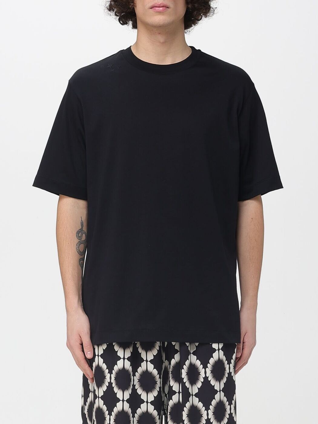 ラネウス LANEUS ティーシャツ メンズ 黒いこと T-shirts S6LAMATH218 関税 貨物輸送無料 2026SS gi Tシャツ・カットソー-メンズファッション-トップス