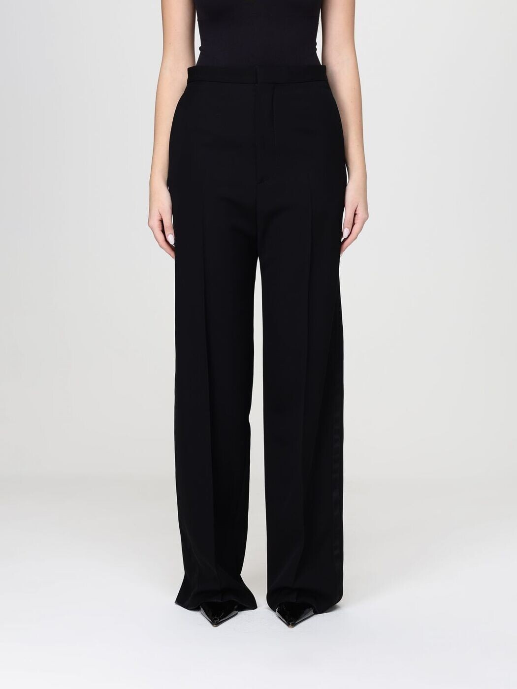 バレンシアガ BALENCIAGA ズボン パンツ レディース ブラック Trousers 857607TNT21 Black 関税 送料無料 2026SS gi｜BRANDSHOP「il Tesoro」