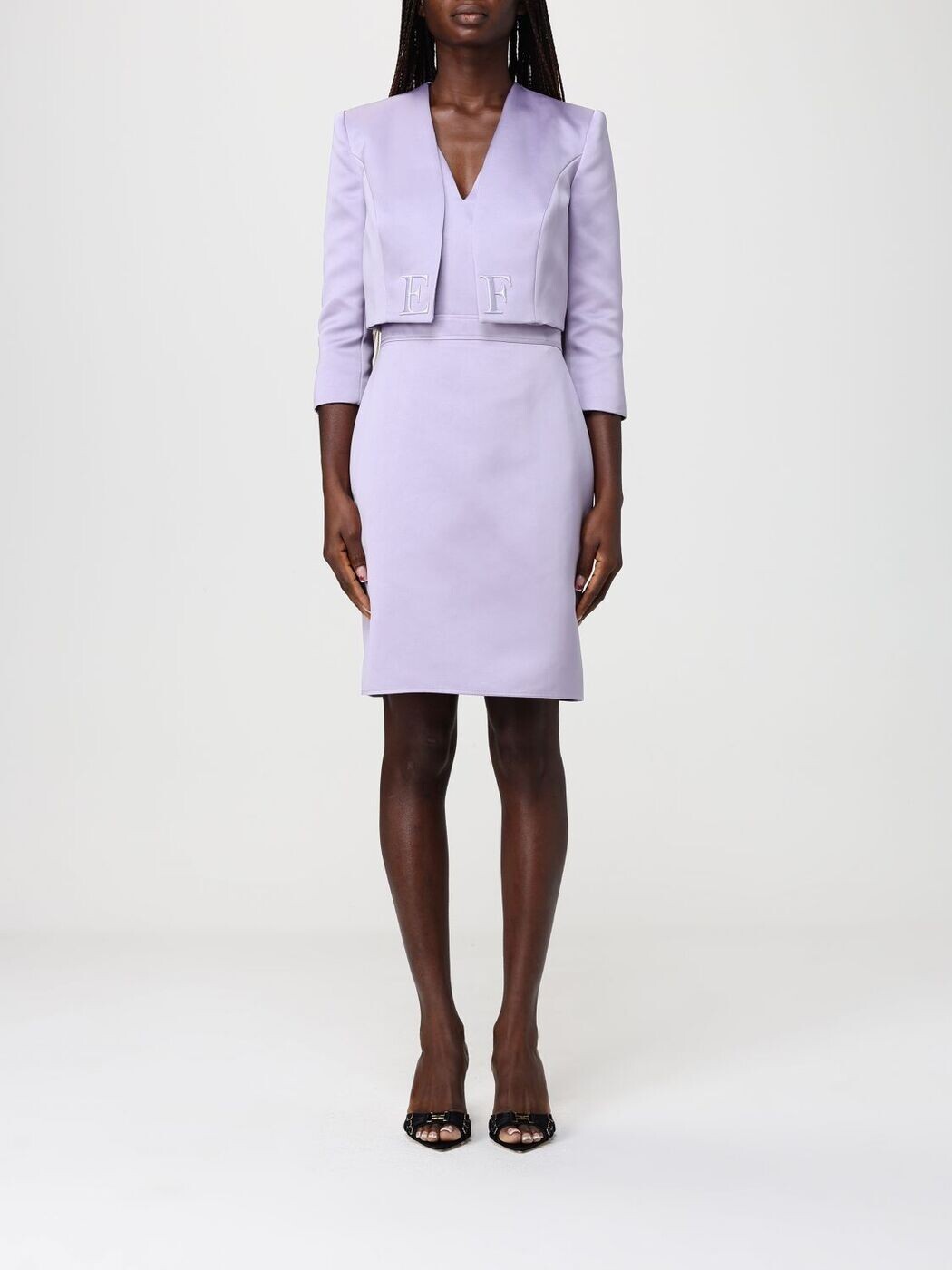 エリザベッタ フランキ ELISABETTA FRANCHI 背広 レディース パープル Suits 結核症00161E2 関税 貨物輸送無料 2026SS gi