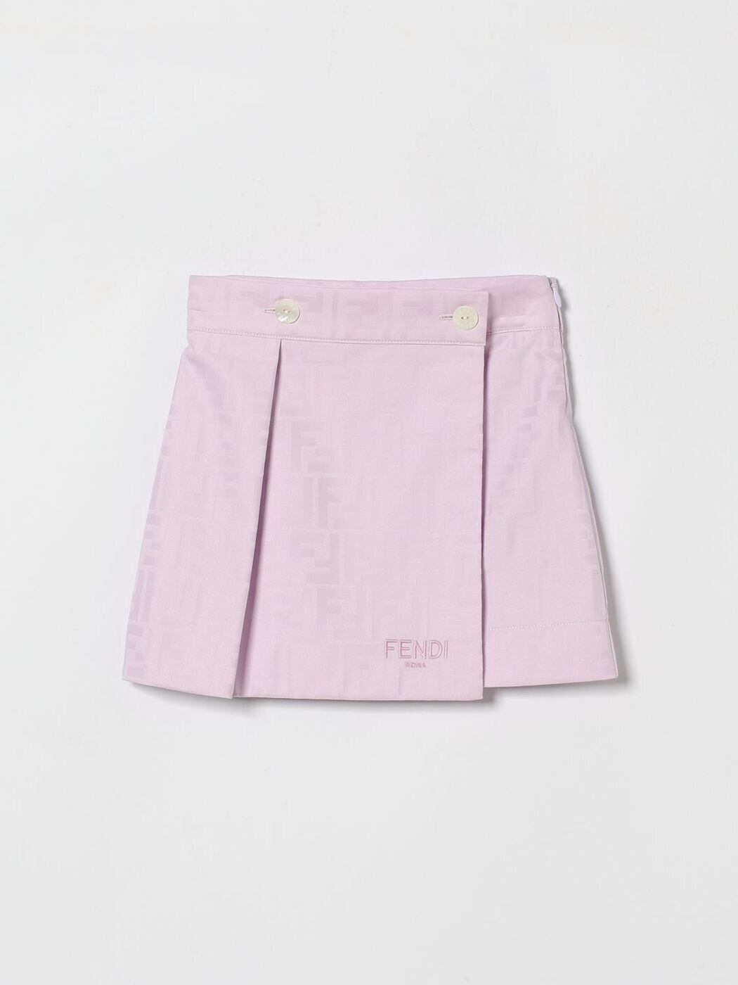 FENDI FENDI ミニ御徒面子 スコート ガールズ パープル Mini-skirts JFE201AS64 関税 貨物輸送無料 2026SS gi