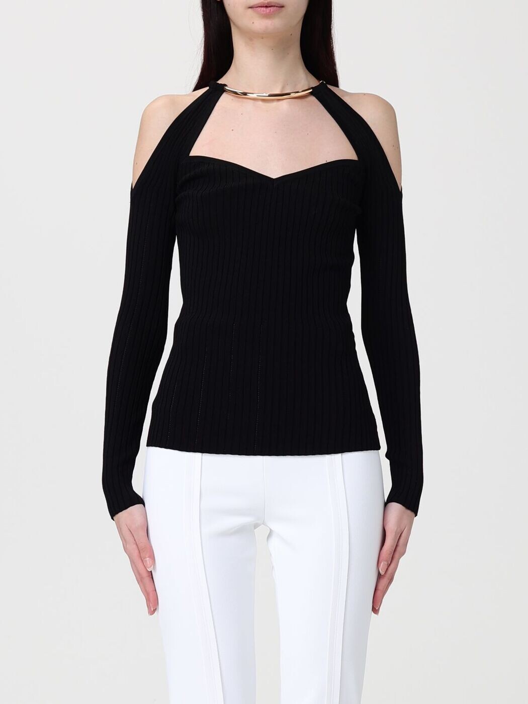 エリザベッタ フランキ ELISABETTA FRANCHI セーター ニットウェア レディース ブラック Knitwear MK89S61E2 Black 関税 送料無料 2026SS gi|BRANDSHOP「il Tesoro」
