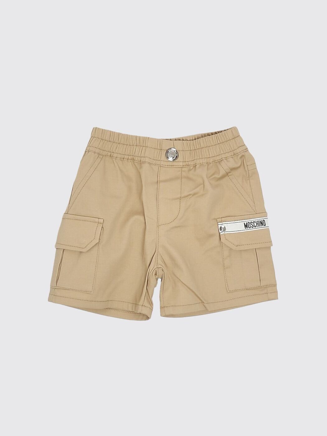モスキーノ MOSCHINO ズボン下 遊撃手ズボン下 ベビーユニセックス ベージュ Shorts MUQ01QLYA02 関税 貨物輸送無料 2026SS gi