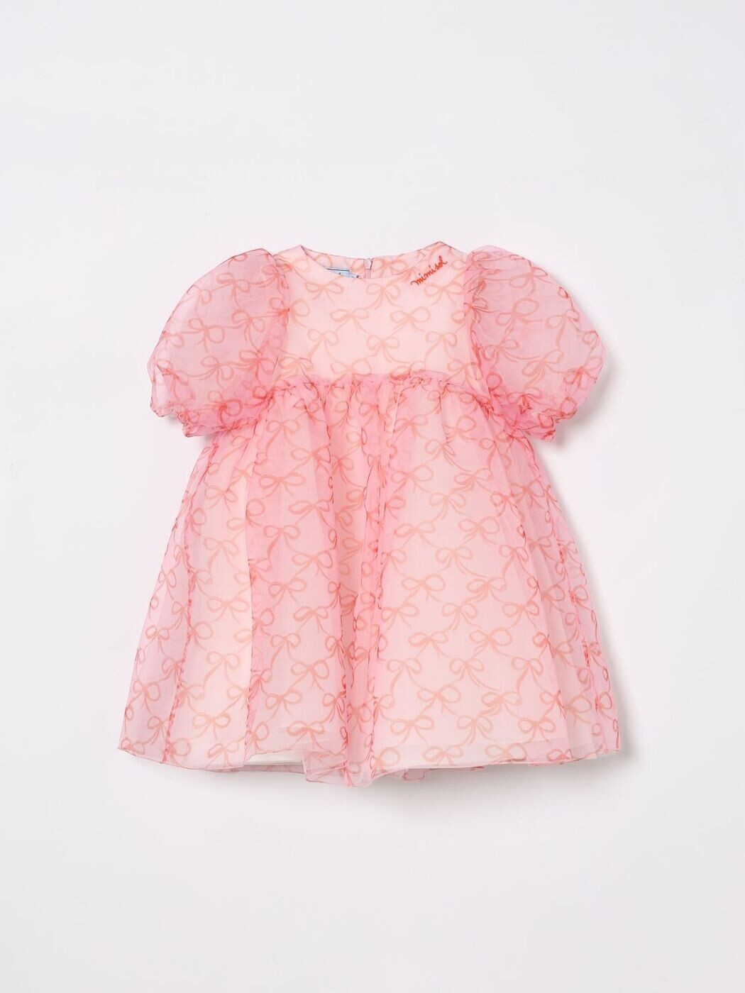 ミミソル MI MI SOL ロング御召しもの 御召しもの ガールズ さくら色 Long dresses MFAB784TS1114 関税 貨物輸送無料 2026SS gi