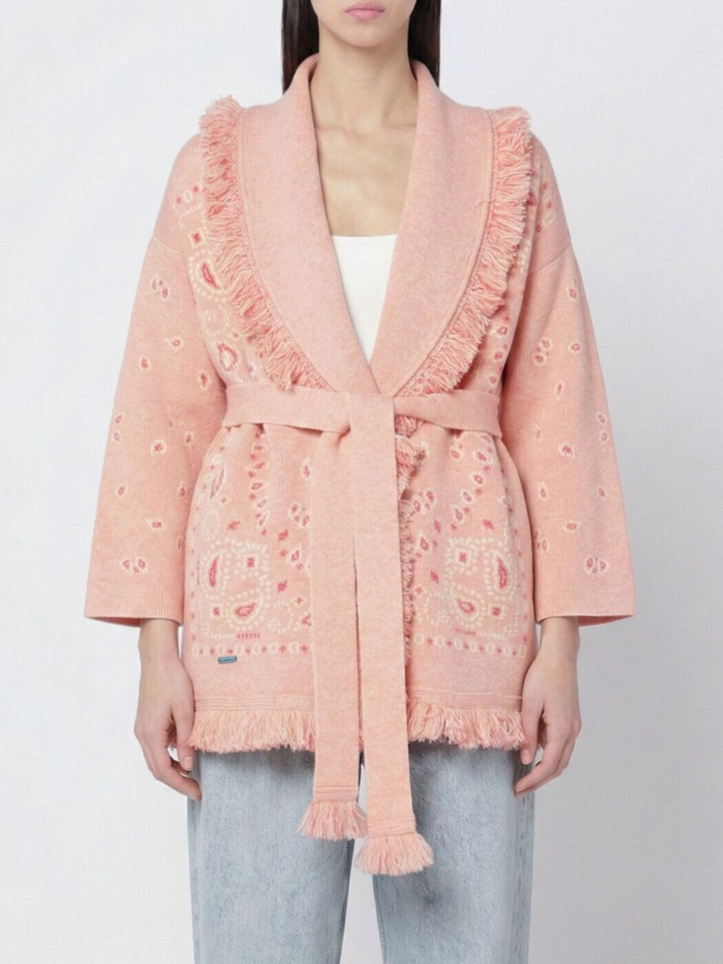 アラヌイ ALANUI ティーシャツ 編み物御召しもの レディース サクラ色 Knitwear LWHB064R26KNI029 関税 貨物輸送無料 2026SS gi