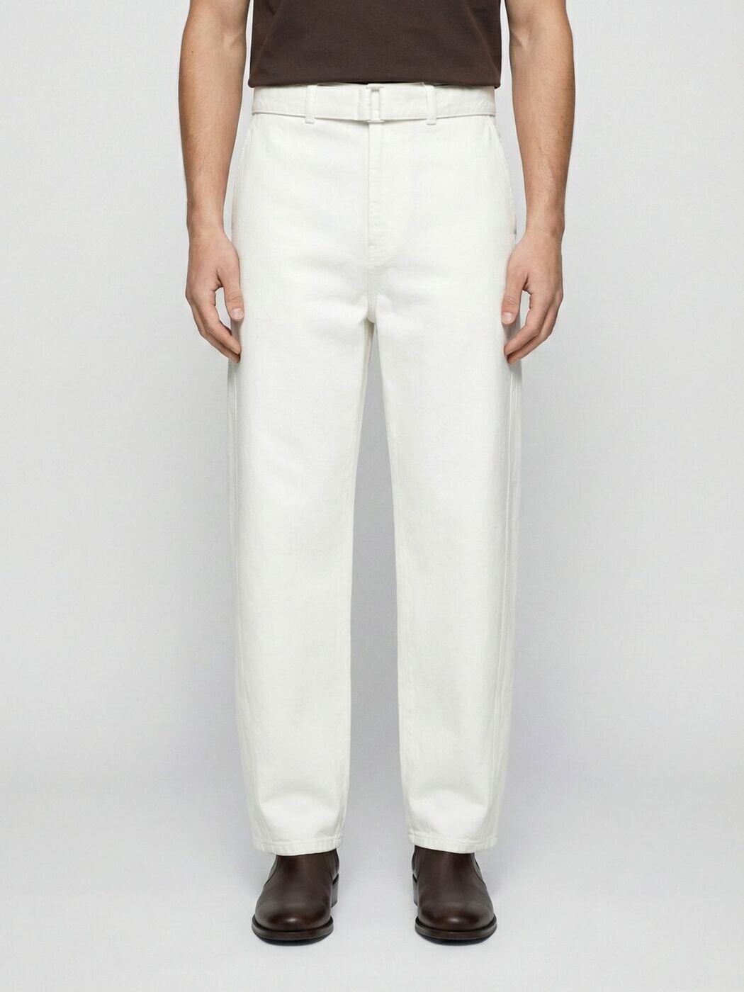 ルメール LEMAIRE ズボン パンツ メンズ Trousers PA326LD1070 Milk 関税 送料無料 2026SS gi|BRANDSHOP「il Tesoro」