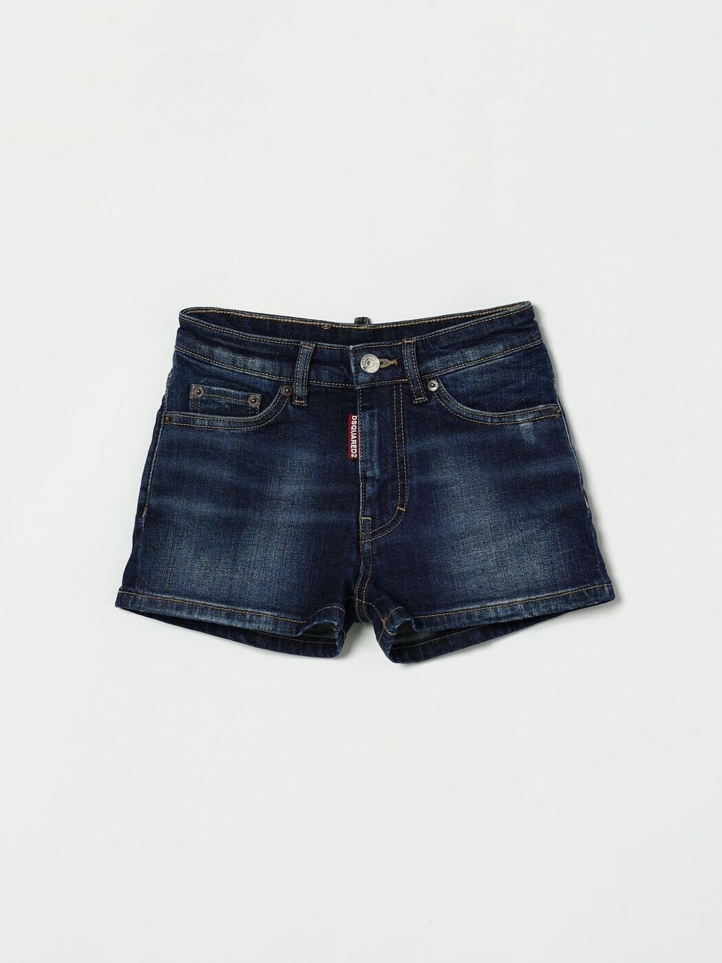 ディースクエアード DSQUARED2 遊撃手ズボン下 ズボン下 さる股引き ガールズ 青色 Shorts DQ0787D0AFS 関税 貨物輸送無料 2026SS gi