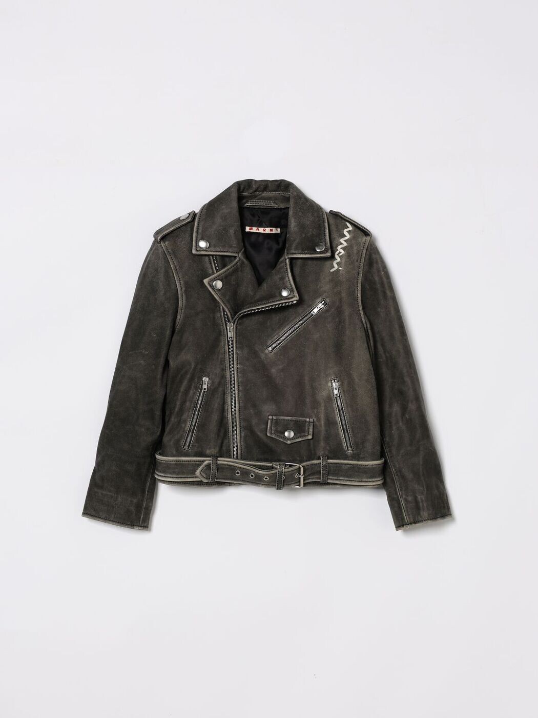 マルニ MARNI ボンバージャケット 上衣 ボーイズ 薄墨色 Bomber jackets M01585M00VF 関税 貨物輸送無料 2026SS gi