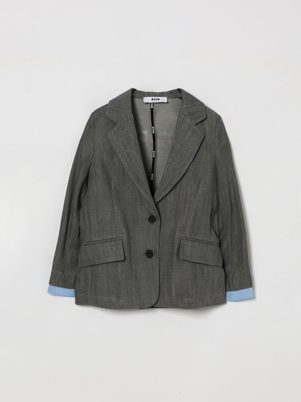 エムエスジーエム MSGM バイカージャケット 上衣 ガールズ 薄墨色 Biker jackets S6MSJGJK020 関税 貨物輸送無料 2026SS gi