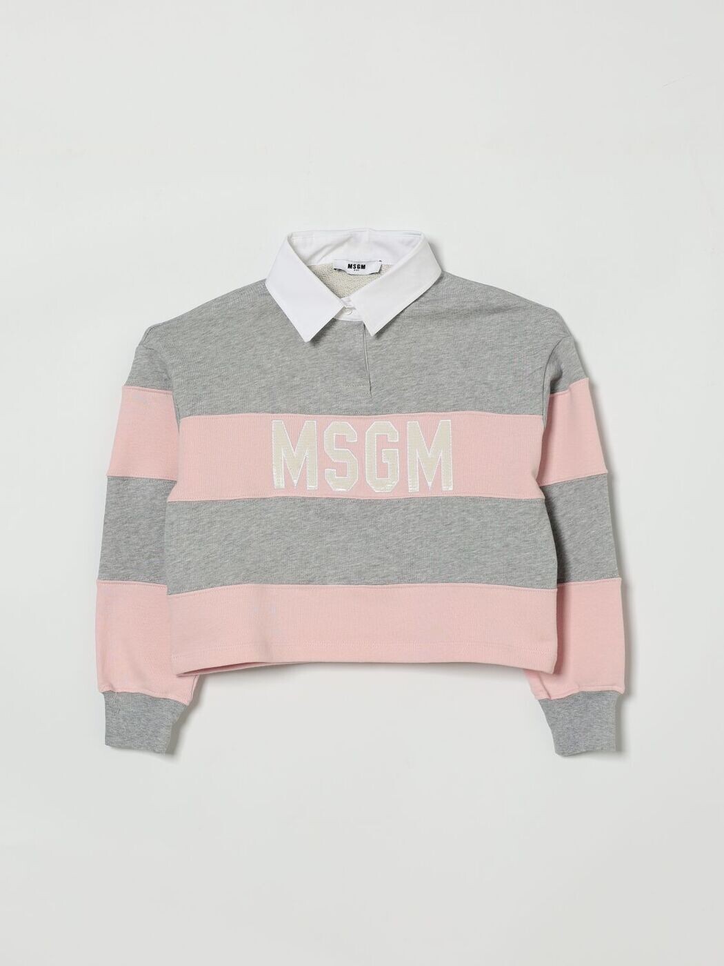 エムエスジーエム MSGM スポーツシャツ トップス ガールズ サクラ色 Polo shirts S6MSJGSW027 関税 貨物輸送無料 2026SS gi