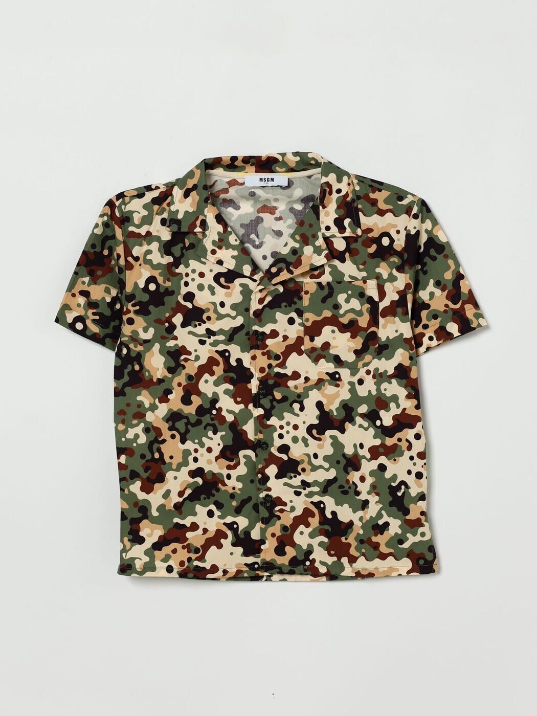 エムエスジーエム MSGM プルオーバー ボーイズ 緑であること Casual shirts S6MSJBSI193 関税 貨物輸送無料 2026SS gi
