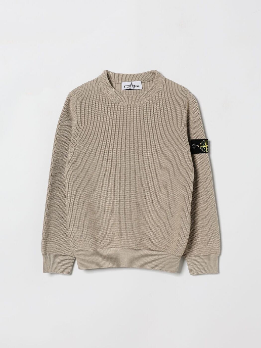 石ころ 島 STONE ISLAND JUNIOR クルーネックジャンパー 編み物御召しもの ボーイズ 薄墨色 Crew neck jumpers 5100004S00D8 関税 貨物輸送無料 2026SS gi