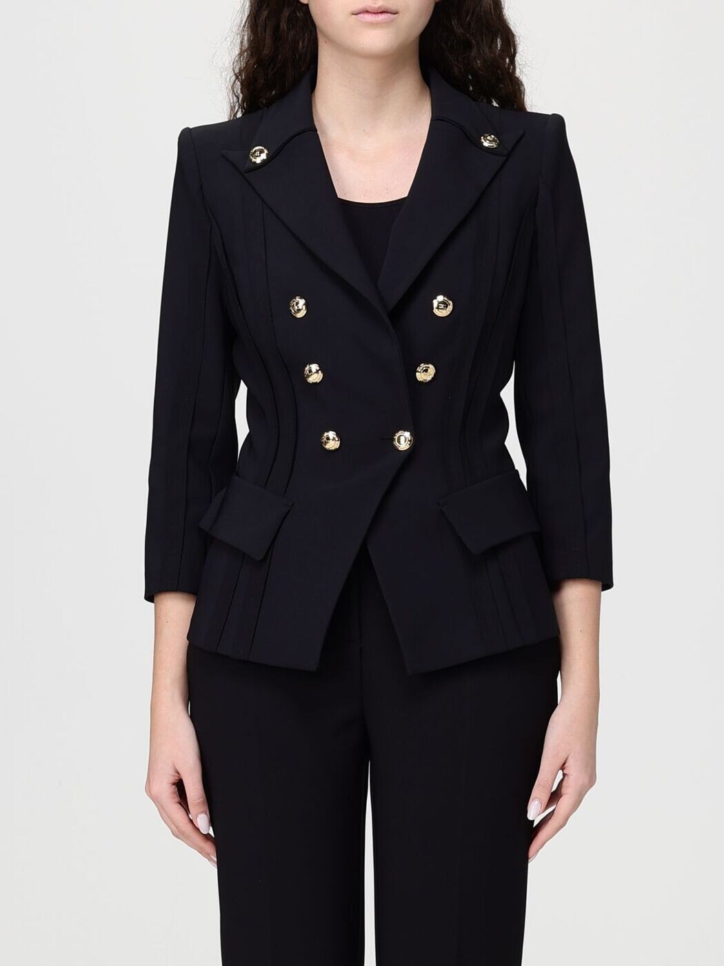 エリザベッタ フランキ ELISABETTA FRANCHI スーツジャケット スーツ ジャケット レディース ブラック Suit Jackets GI21861E2 Black 関税 送料無料 2026SS gi｜BRANDSHOP「il Tesoro」