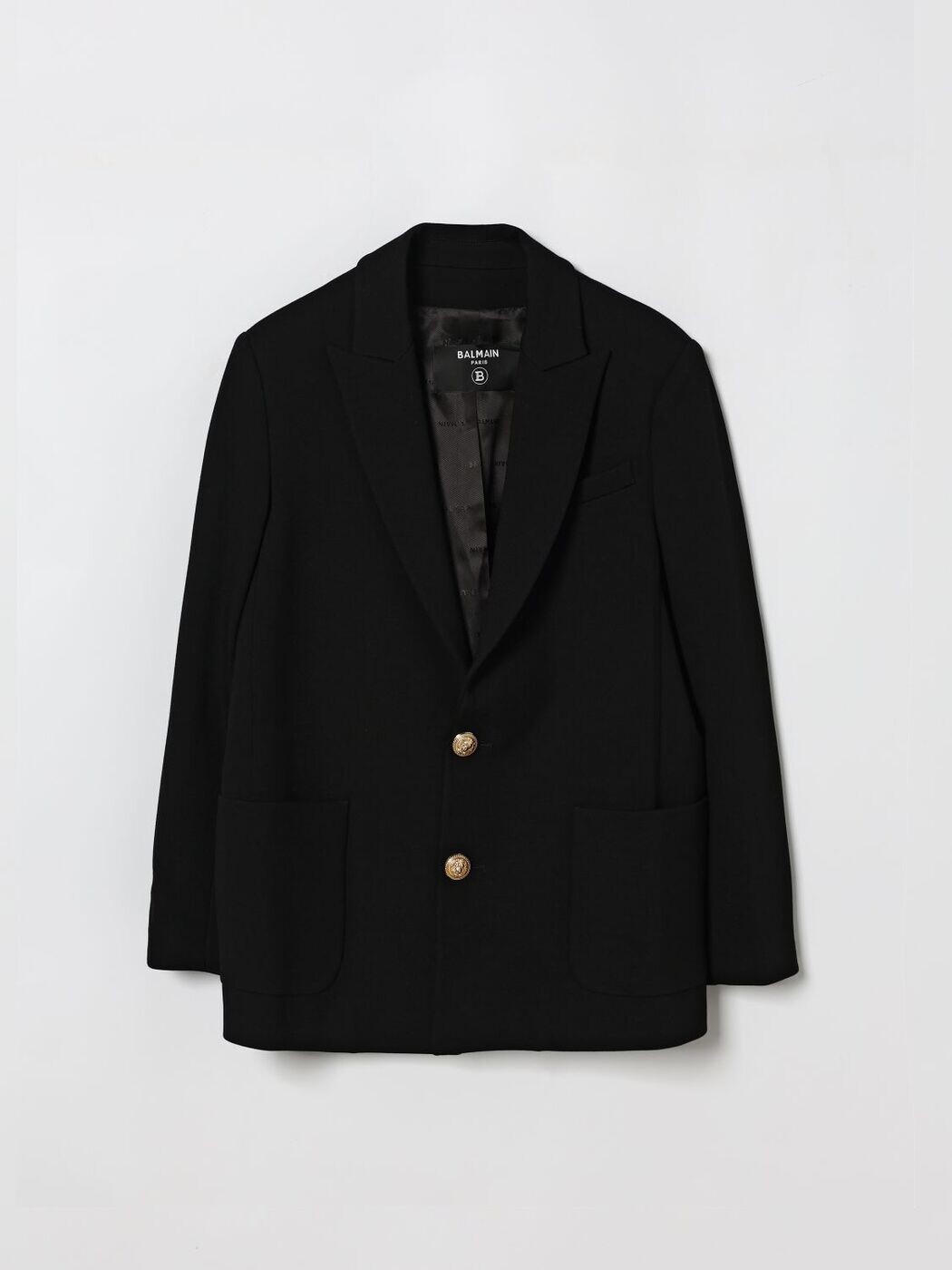 バルマン BALMAIN ボンバージャケット 上衣 ボーイズ 黒いこと Bomber jackets BY2P24J0371 関税 貨物輸送無料 2026SS gi