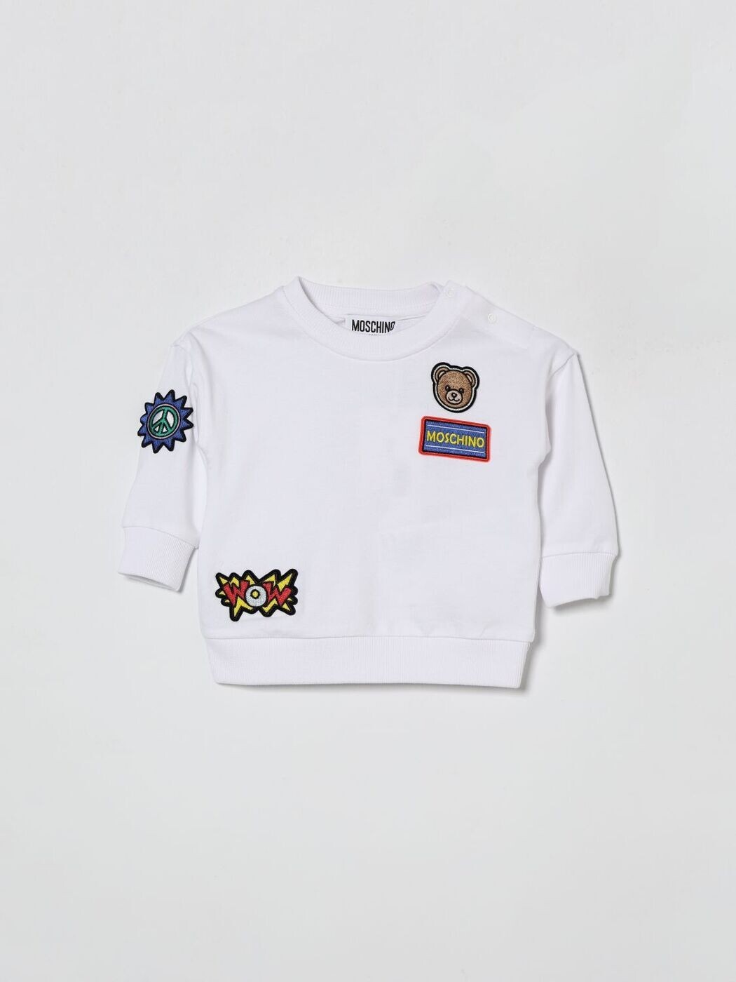モスキーノ MOSCHINO Tシャツ トップス ベビーユニセックス ホワイト T-shirt M9F03QLCA19 White 関税 送料無料 2026SS gi｜BRANDSHOP「il Tesoro」