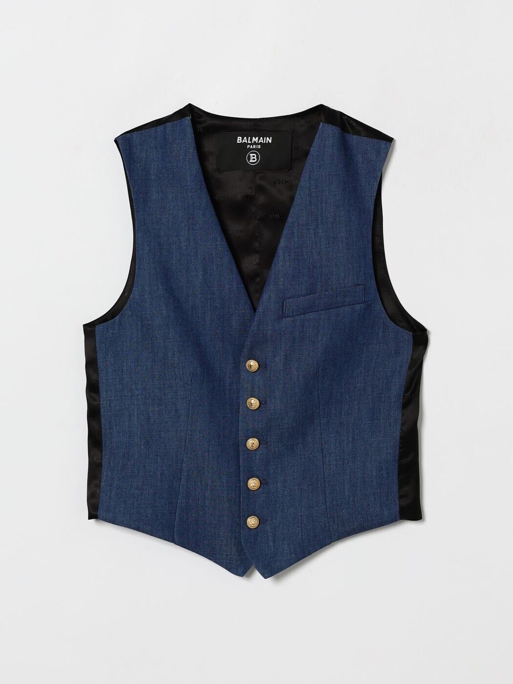 バルマン BALMAIN ウエストコート ベスト ボーイズ ブルー Waistcoats BY2P82P0588 Blue 関税 送料無料 2026SS gi｜BRANDSHOP「il Tesoro」 39,520円