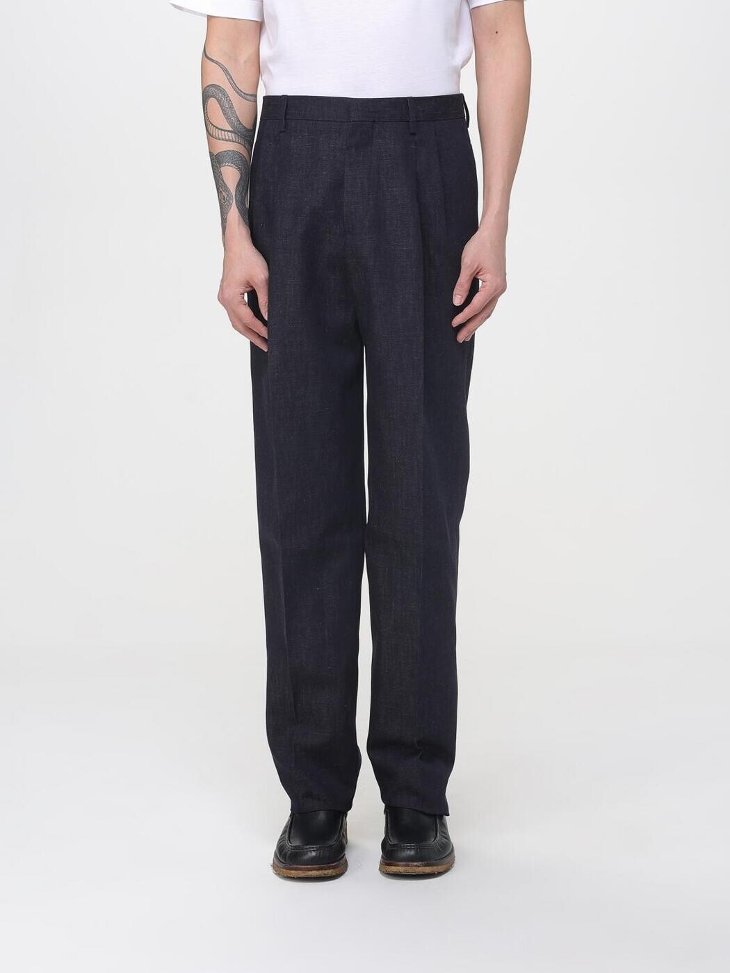 ラルディーニ LARDINI ズボン パンツ メンズ ブルー Trousers PATIMURPAIF66502 Blue 関税 送料無料 2026SS gi｜BRANDSHOP「il Tesoro」