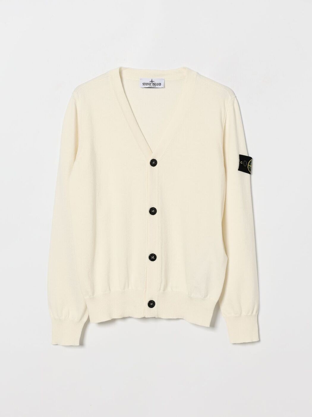 石ころ 島 STONE ISLAND JUNIOR クルーネックジャンパー 編み物御召しもの ボーイズ 白いこと Crew neck jumpers 5100003S00B2 関税 貨物輸送無料 2026SS gi