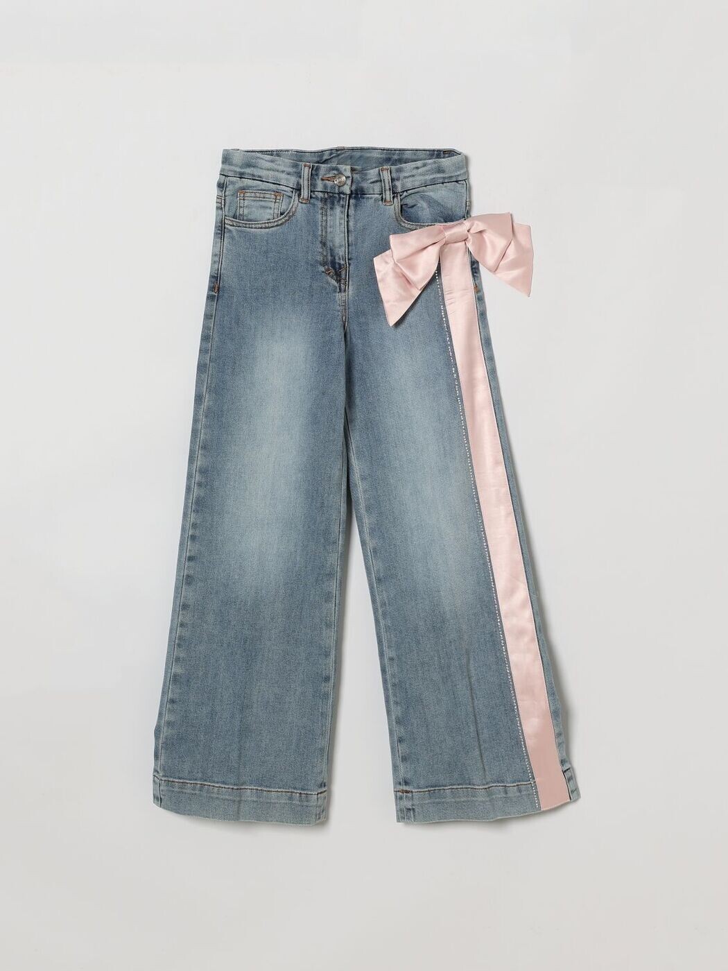 モナリザ MONNALISA レギュラーフィットジーンズ ジーンズ ガールズ 青色 Regular fit jeans 79G4017015 関税 貨物輸送無料 2026SS gi