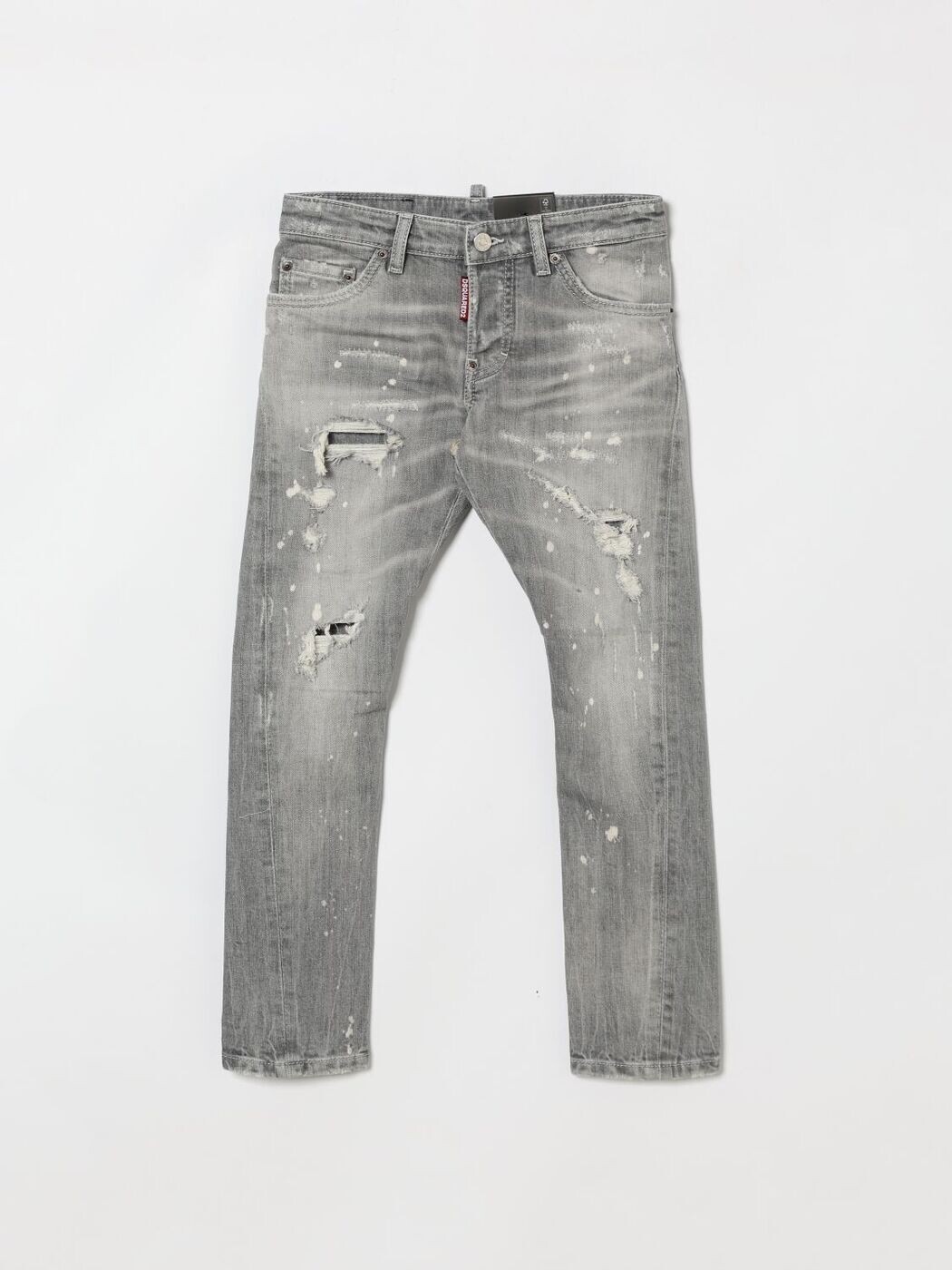 ディースクエアード DSQUARED2 レギュラーフィットジーンズ ジーンズ ボーイズ 薄墨色 Regular fit jeans DQ1336D0AG0 関税 貨物輸送無料 2026SS gi