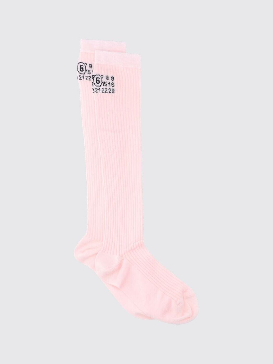 エムエム6 住みか マルジェラ MM6 MAISON MARGIELA ソックス 靴下 レディース サクラ色 Socks S52TL0038M13244 関税 貨物輸送無料 2026SS gi