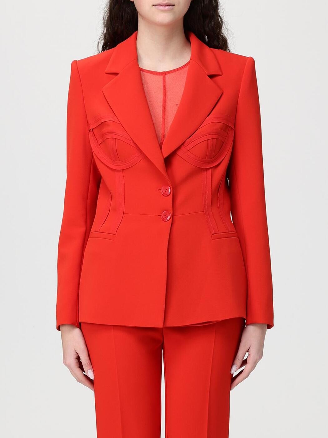 エリザベッタ フランキ ELISABETTA FRANCHI 背広上衣 背広 上衣 レディース 赤いこと Suit Jackets GI19761E2 関税 貨物輸送無料 2026SS gi