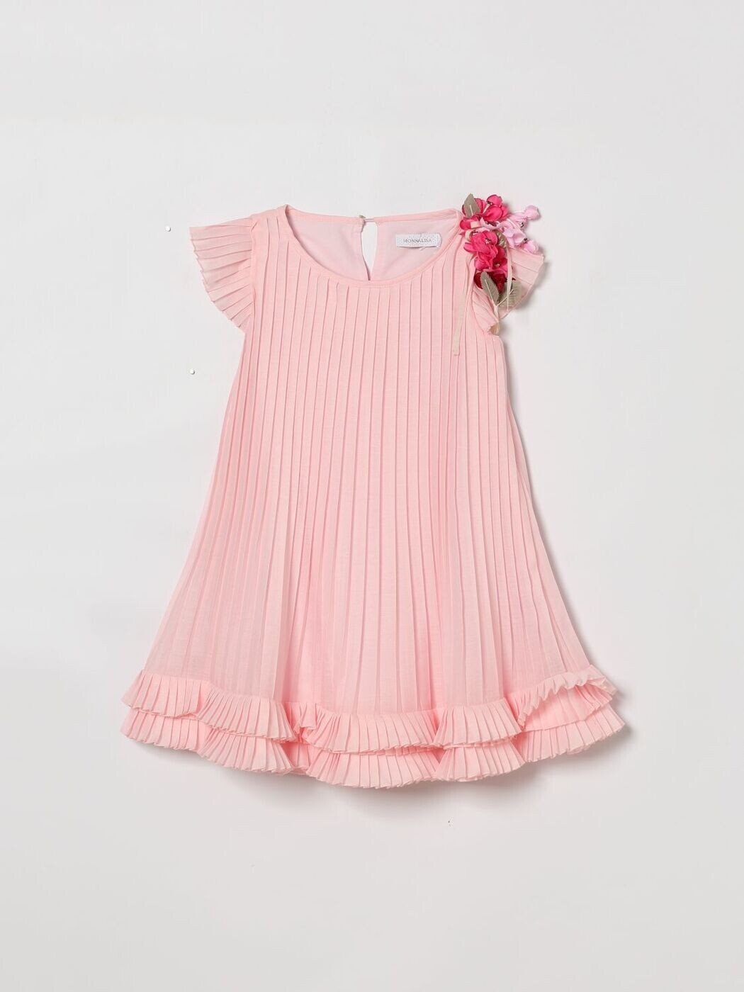 モナリザ MONNALISA ロング御召しもの 御召しもの ガールズ さくら色 Long dresses 71G9097364 関税 貨物輸送無料 2026SS gi