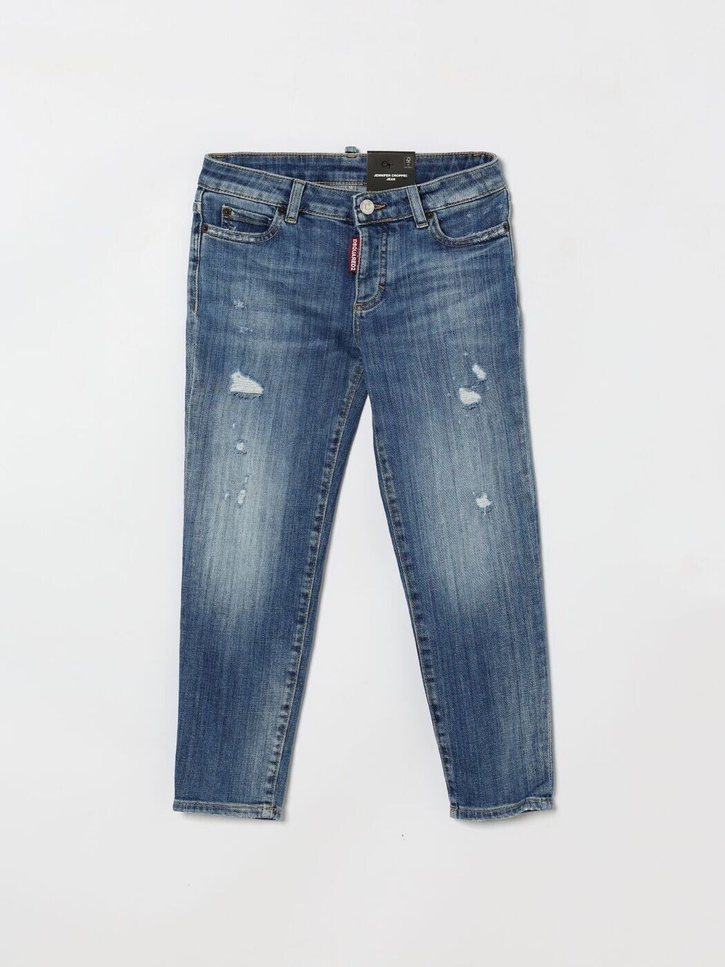 ディースクエアード DSQUARED2 レギュラーフィットジーンズ ジーンズ ガールズ 青色 Regular fit jeans DQ03YTD0AFN 関税 貨物輸送無料 2026SS gi