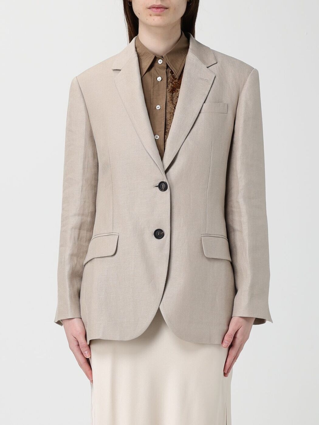 ブルネロクチネリ BRUNELLO CUCINELLI 背広上衣 背広 上衣 レディース ベージュ Suit Jackets MH5277519 関税 貨物輸送無料 2026SS gi