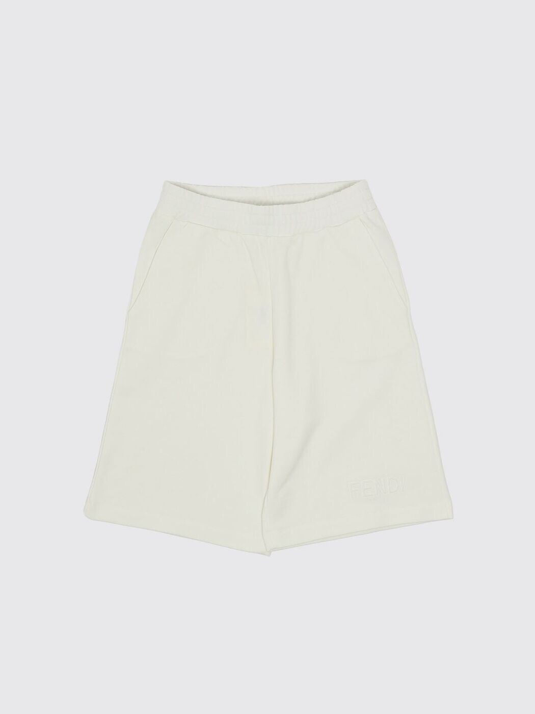 FENDI FENDI ショートパンツ　パンツ ショーツ ボーイズ ホワイト Shorts JMF5555V0 White 関税 送料無料 2026SS gi｜BRANDSHOP「il Tesoro」