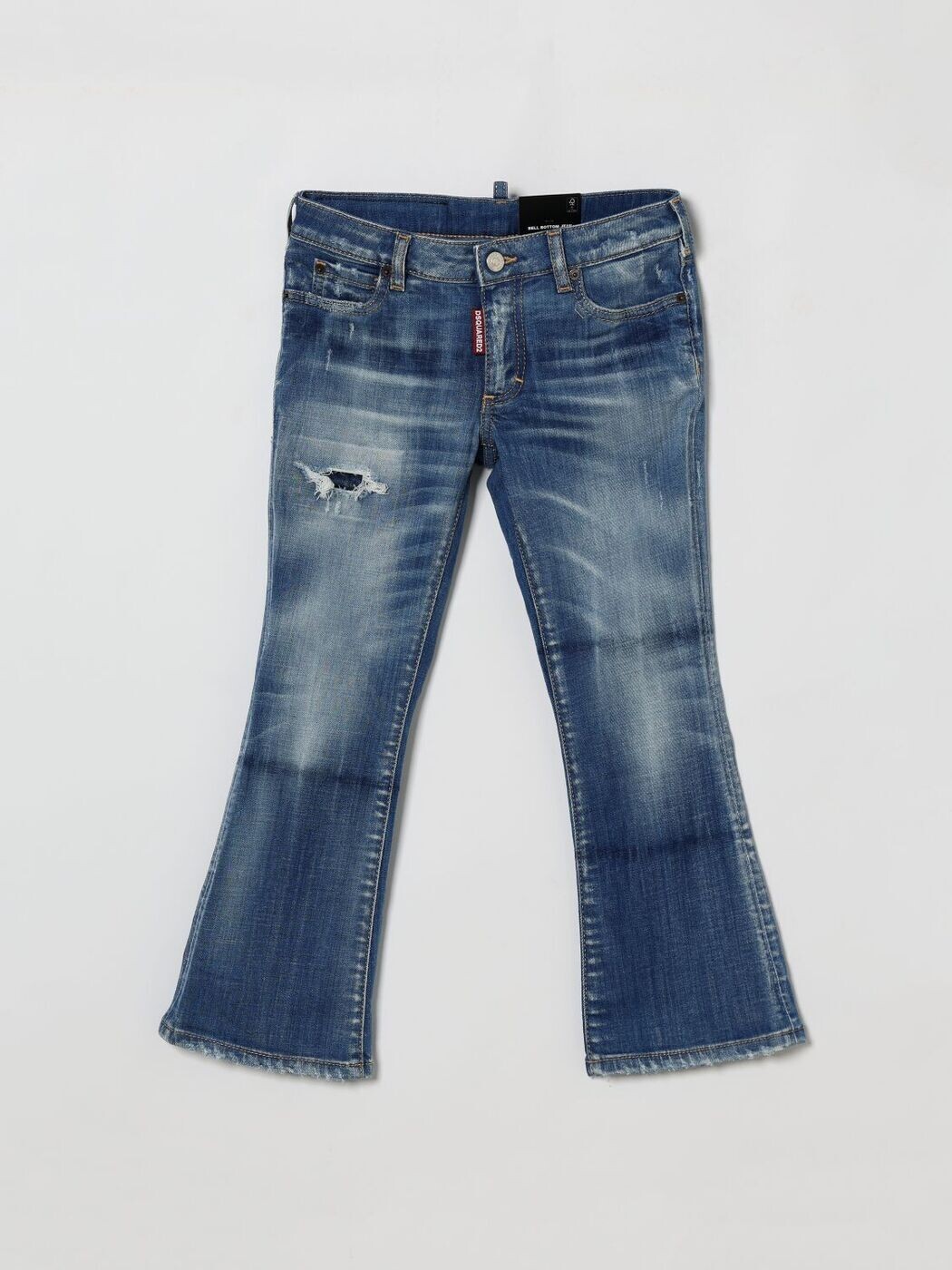 ディースクエアード DSQUARED2 レギュラーフィットジーンズ ジーンズ ガールズ 青碧 Regular fit jeans DQ0921D0AFR 関税 貨物輸送無料 2026SS gi