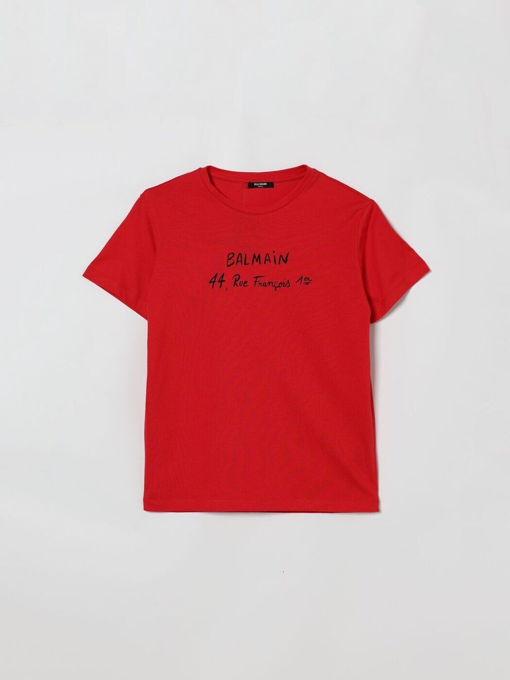 バルマン BALMAIN ロング衣袂ティーシャツ ティーシャツ ガールズ 赤いこと Long sleeve t-shirts BY8Q71Z3672 関税 貨物輸送無料 2026SS gi