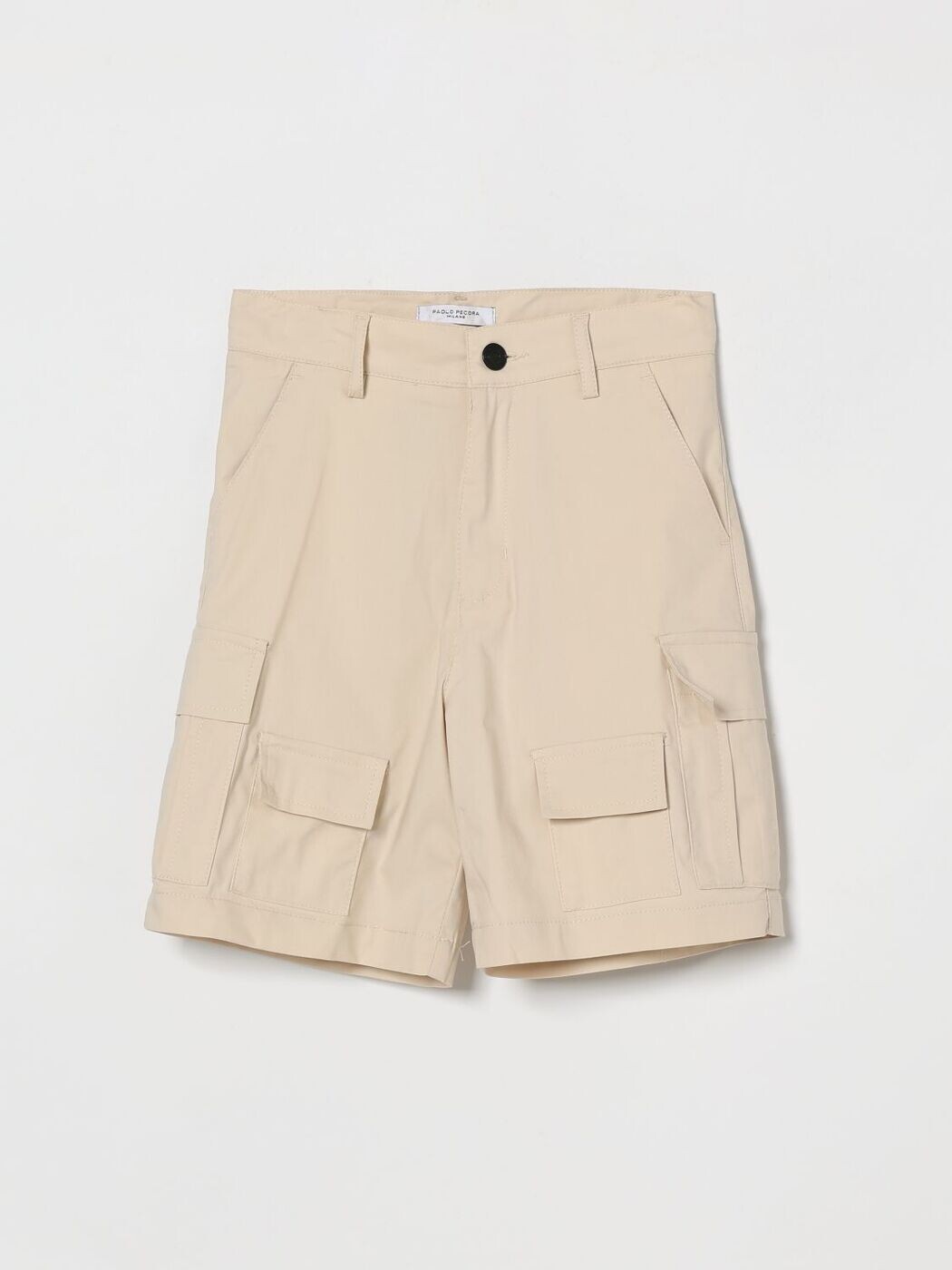 パオロペコラ PAOLO PECORA ショートパンツ　パンツ ショーツ ボーイズ ベージュ Shorts PP4324 関税 送料無料 ラッピング無料 2026SS gi画像