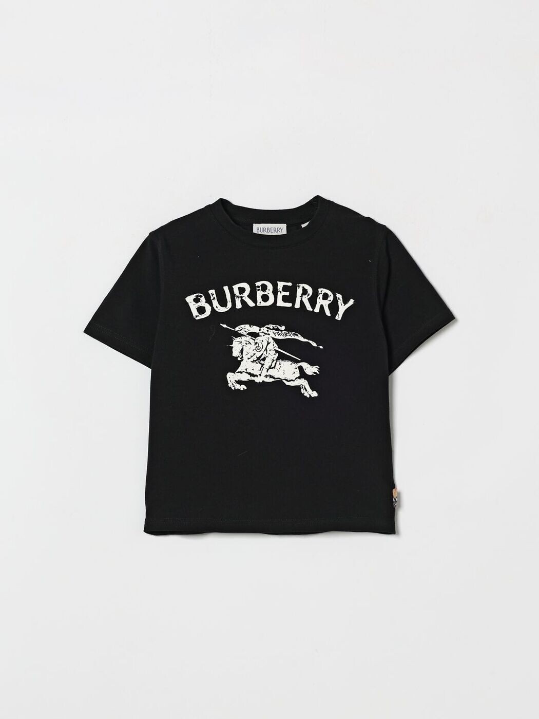 バーバリー BURBERRY ロング衣袂ティーシャツ ティーシャツ ボーイズ 黒いこと Long sleeve t-shirts 8121190 関税 貨物輸送無料 2026SS gi